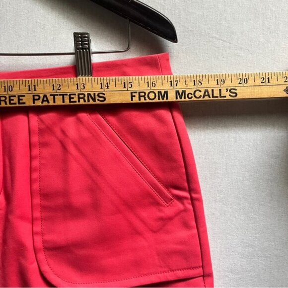 NWT Ports 1961 coral color mini skirt Sz 6 - Picture 10 of 12